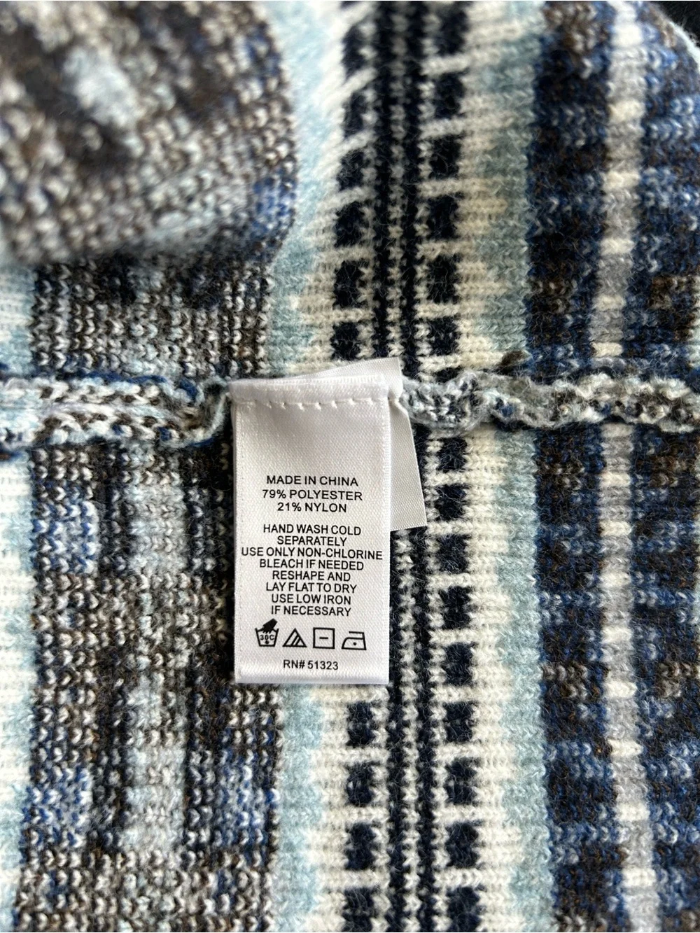 Fair Isle Stripe Cardigan